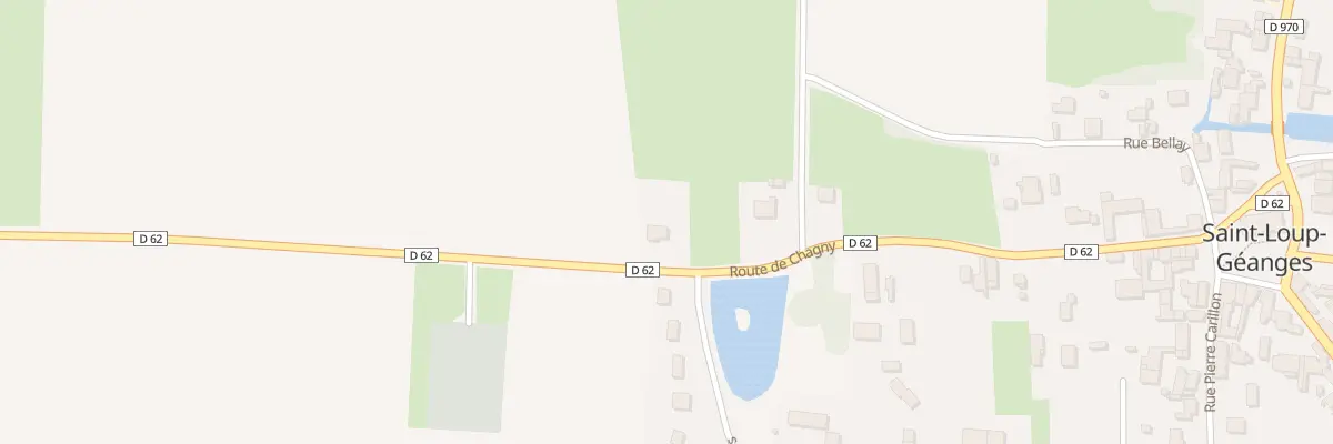 Plan du 2 Rte de Chagny à Saint-Loup-Géanges