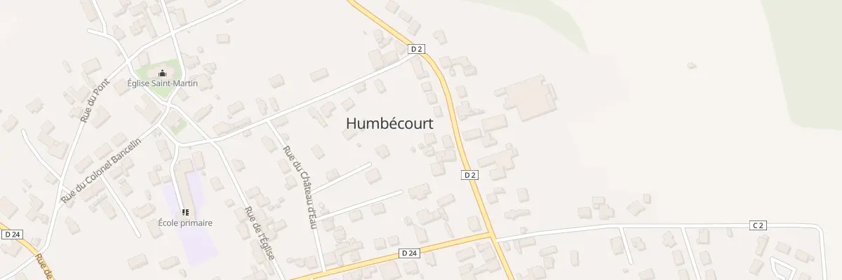 Plan du 35 Rue du Gen de Gaulle à Humbécourt