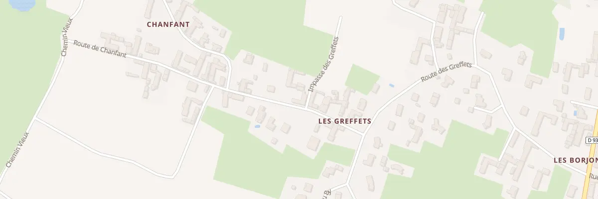 Plan du 5309 Les Greffets à Manziat