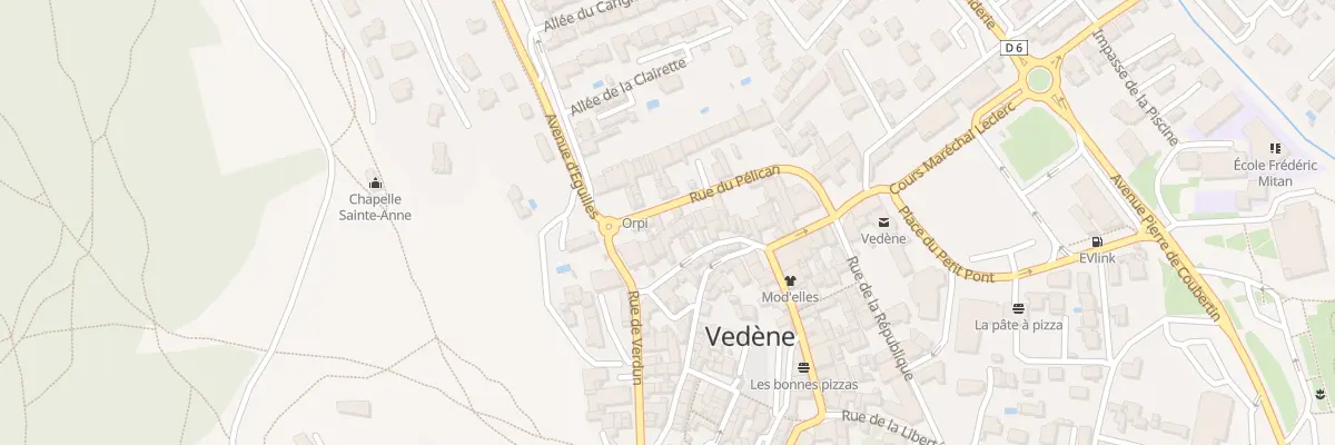 Plan du 157 Rue du Pélican à Vedène