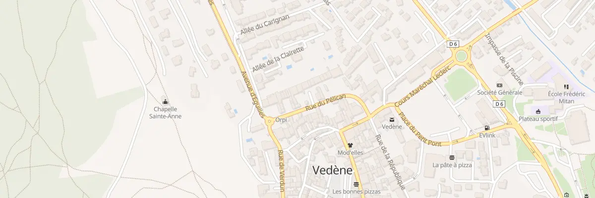 Plan du 136 Rue du Pélican à Vedène