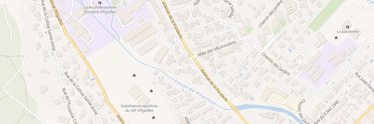 Plan du 411 Av de la Fonderie à Vedène