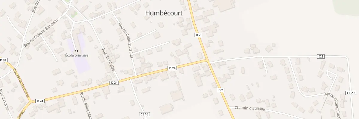 Plan du 6 Rue de Roches à Humbécourt