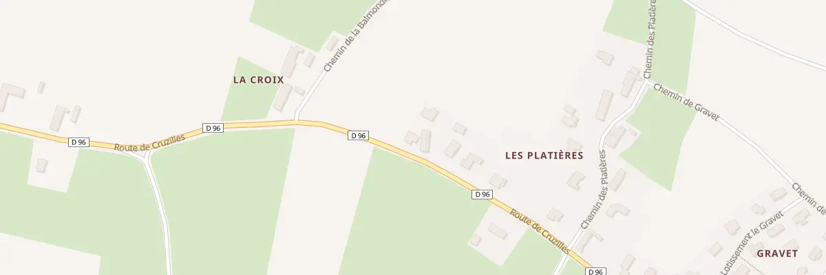 Plan du 5710 Aux Platieres à Saint-André-d’Huiriat