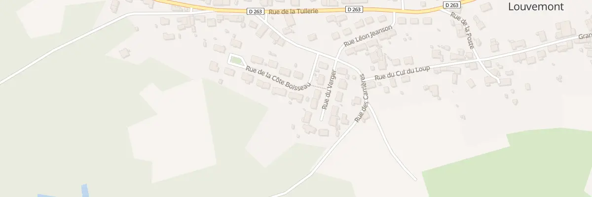 Plan du 1 Rue de la Cote Boisseau à Louvemont