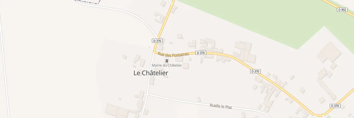 Plan du 22 Rue des Fontaines au Châtelier