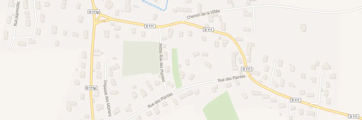 Plan du 11 Rue des Plantes à Combertault