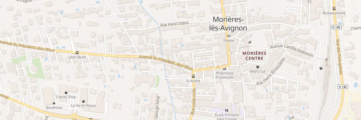 Plan du 32 Av du Pdt Leon Blum à Morières-lès-Avignon