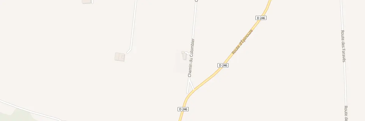 Plan du 111 Rte d’Epinouze à Anneyron