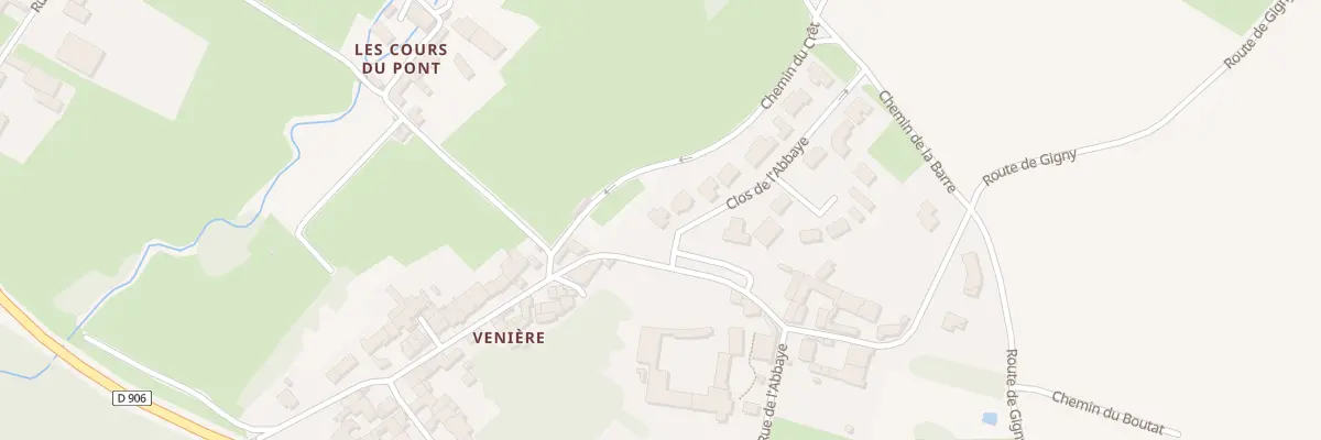 Plan du 25 Clos de l’Abbaye à Boyer