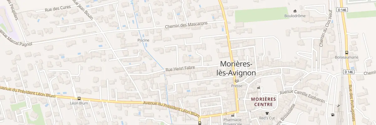 Plan du 120 Rue Henri Fabre à Morières-lès-Avignon