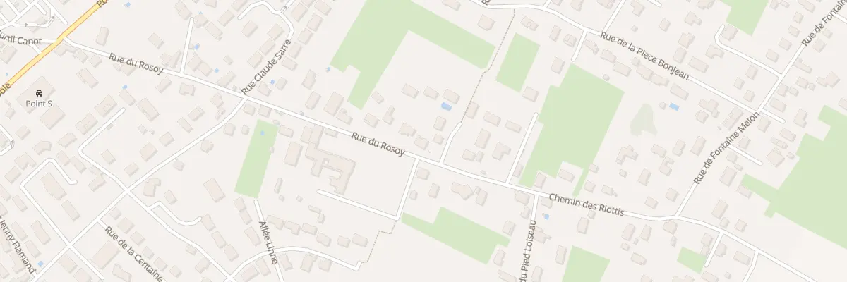 Plan du 33 Rue du Rosoy à Saint-Marcel