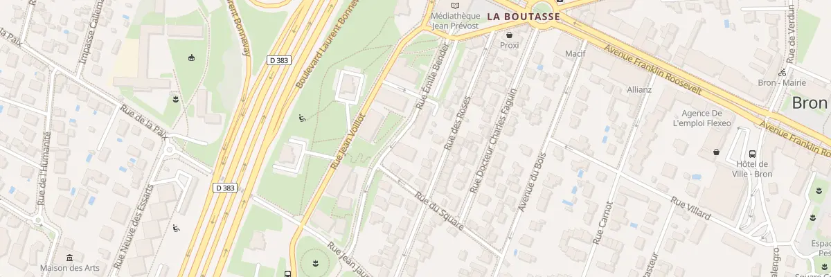 Plan du 17 Rue Emile Bender à Bron
