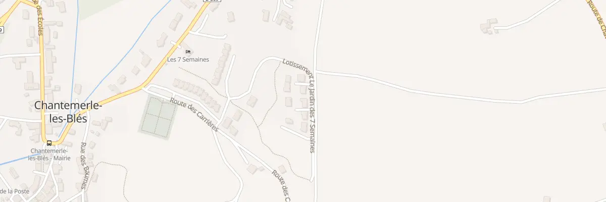 Plan du 35 Lot Le Jardin des 7 Semaines à Chantemerle-les-Blés