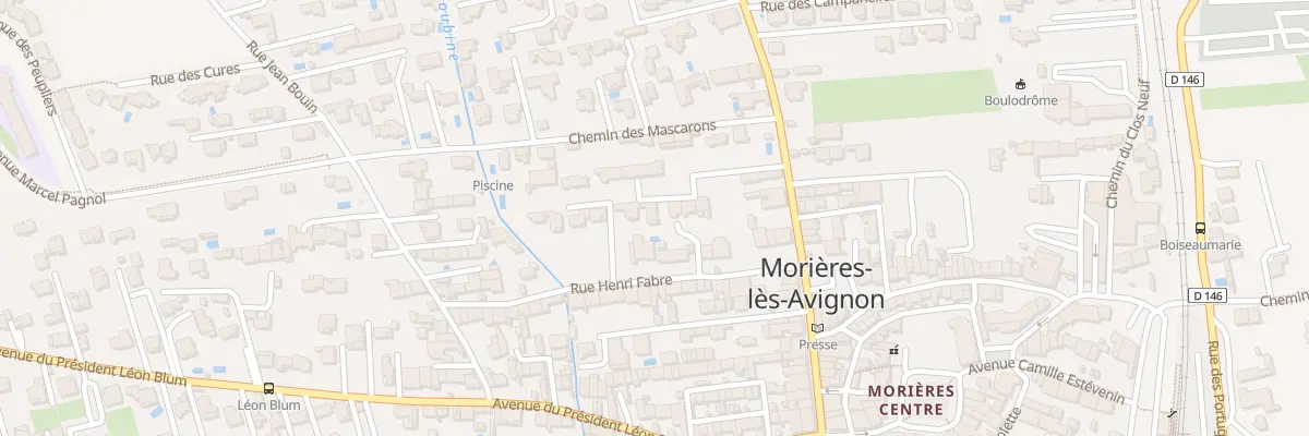 Plan du 140A Rue Henri Fabre à Morières-lès-Avignon