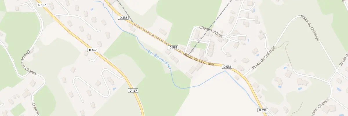 Plan du 21B Rte de Bérardier à Jardin