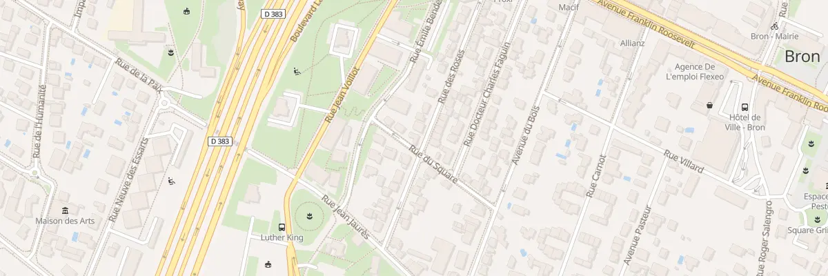 Plan du 26 Rue des Roses à Bron