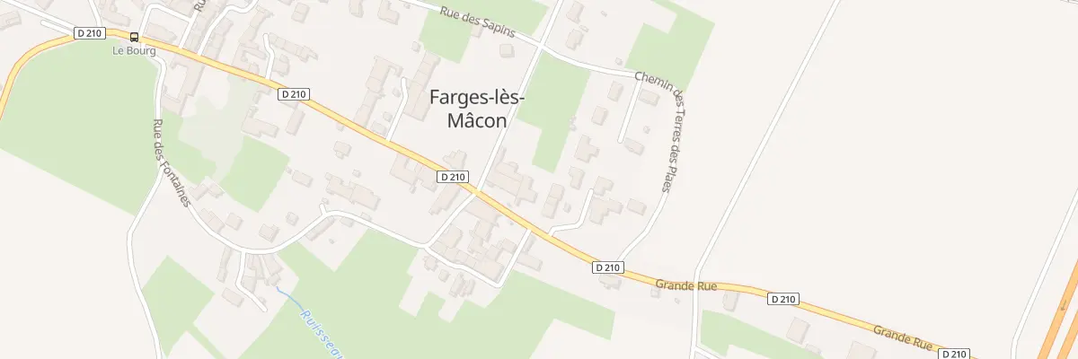 Plan du 4 Rue Grande Rue à Farges-lès-Mâcon