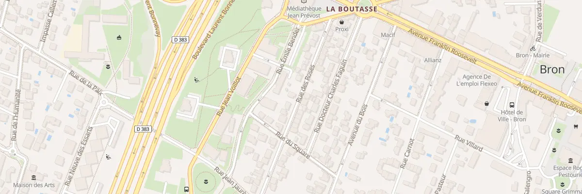 Plan du 20 Rue des Roses à Bron