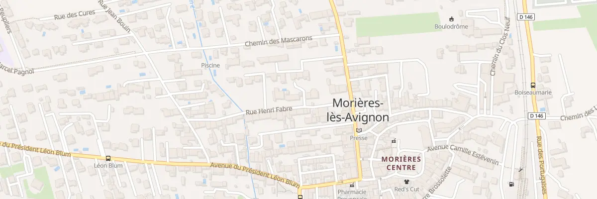 Plan du 80 Rue Henri Fabre à Morières-lès-Avignon