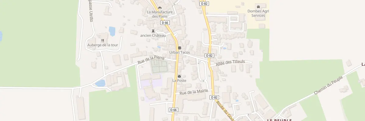 Plan du 206 Rue Gombette à Ambérieux-en-Dombes