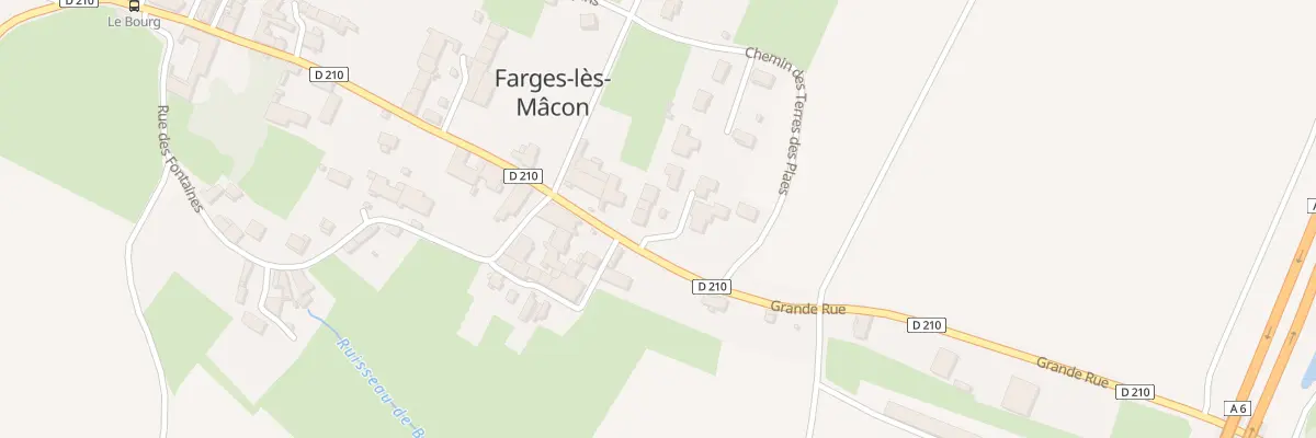 Plan du 2 Rue Grande Rue à Farges-lès-Mâcon