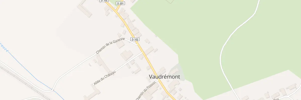 Plan du 21 Gr Grande Rue à Vaudrémont