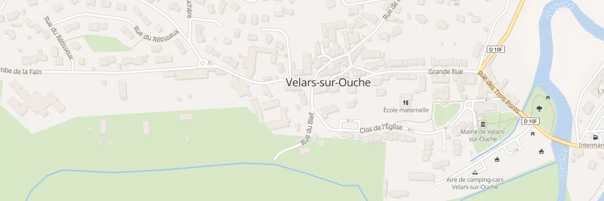 Plan du 6 Rue du Bief à Velars-sur-Ouche