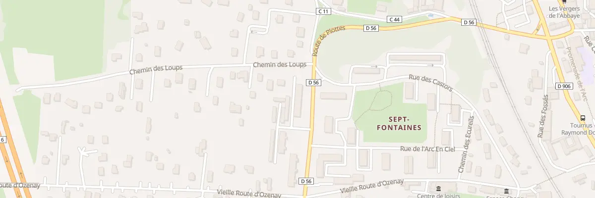Plan du 522 Rte de Plottes à Tournus