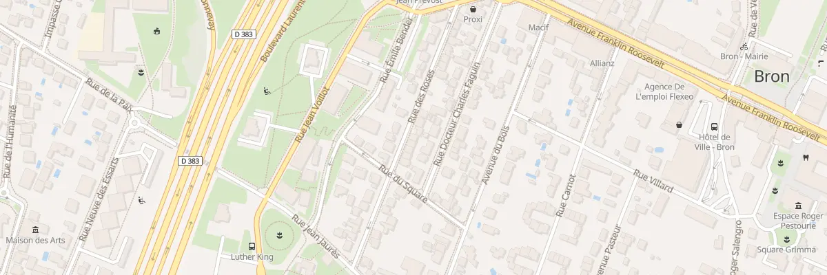 Plan du 29 Rue des Roses à Bron