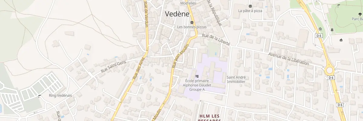 Plan du 22 Rue de Versailles à Vedène