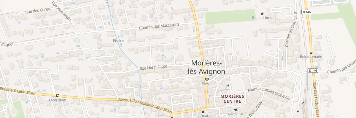 Plan du 68 Rue Henri Fabre à Morières-lès-Avignon
