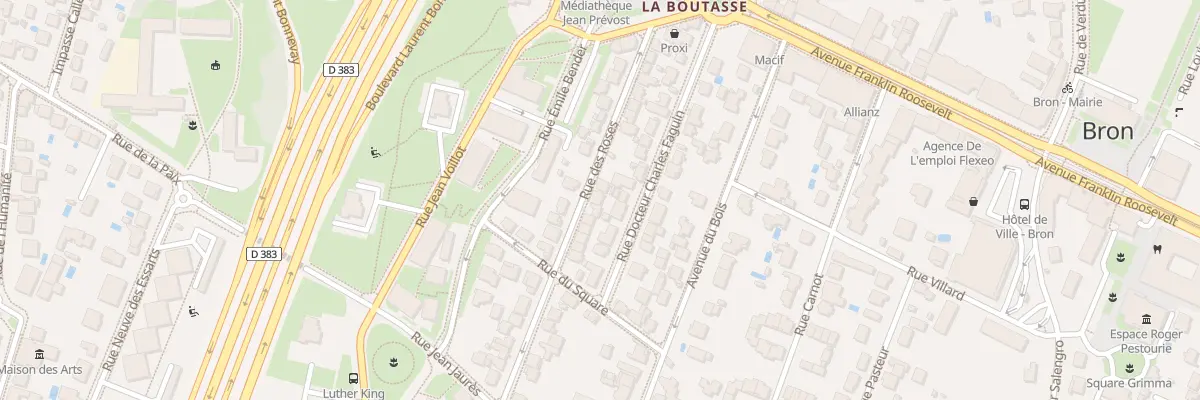 Plan du 25 Rue des Roses à Bron