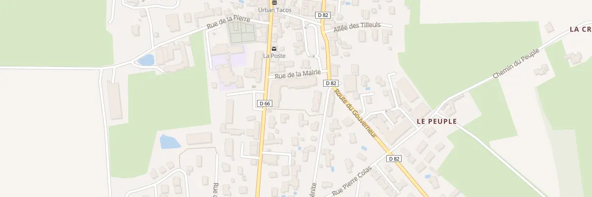 Plan du 39 Rue de la Mairie à Ambérieux-en-Dombes