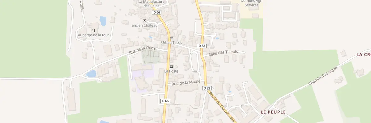 Plan du 33 Pl de la Gaite à Ambérieux-en-Dombes