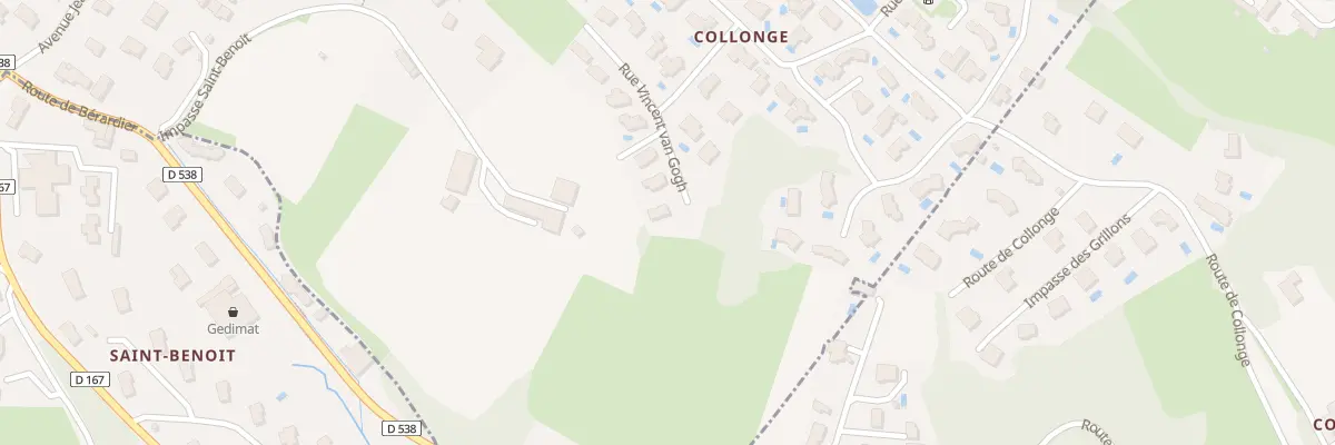 Plan du 14 Rue Vincent Van Gogh à Vienne