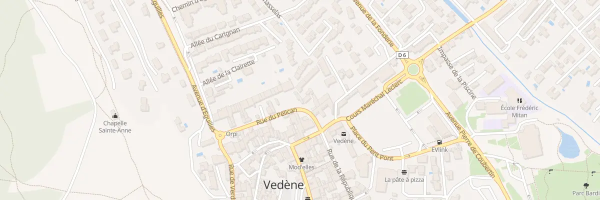 Plan du 56 Rue du Pélican à Vedène