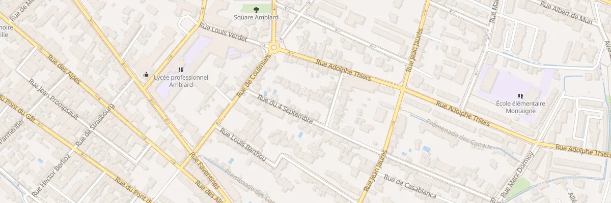 Plan du 17 Rue du Quatre Septembre à Valence