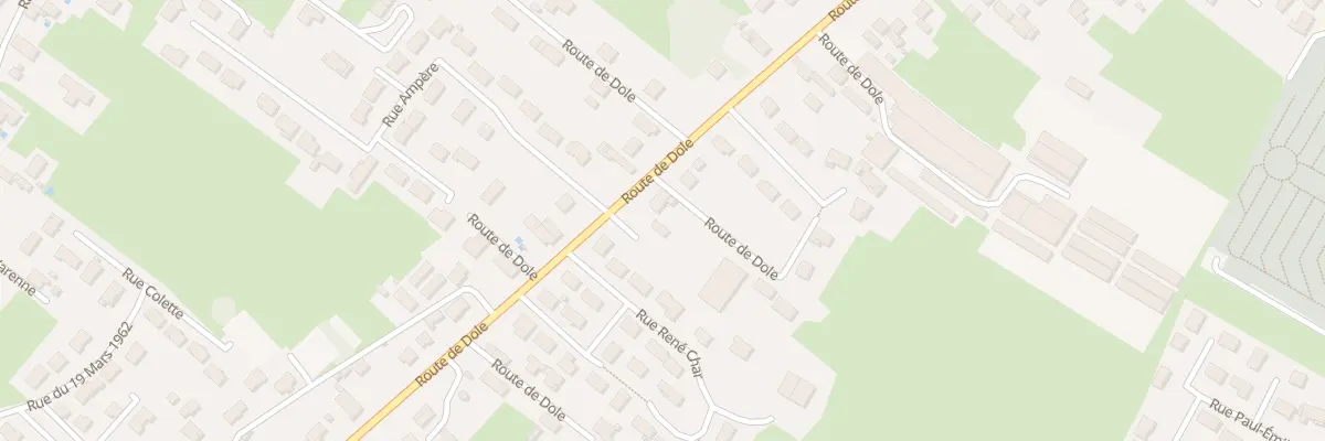 Plan du 70 Rte de Dôle à Saint-Marcel