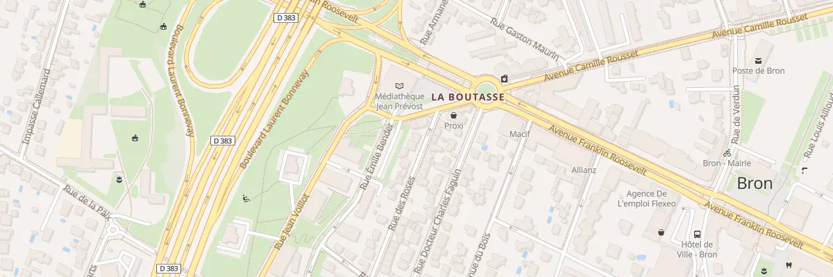 Plan du 4 Rue des Roses à Bron