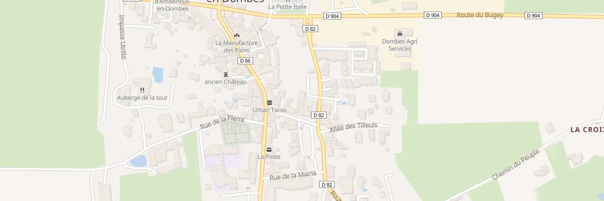 Plan du 52T Rue Pierre Cizel à Ambérieux-en-Dombes