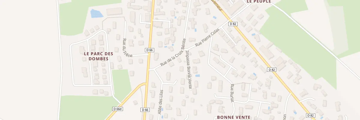 Plan du 204 Rue de la Croix Benite à Ambérieux-en-Dombes