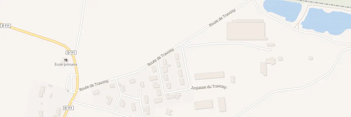 Plan du 2 Imp de Travoisy à Combertault