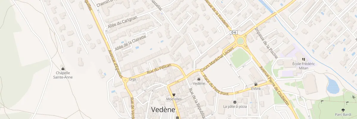 Plan du 36 Rue du Pélican à Vedène