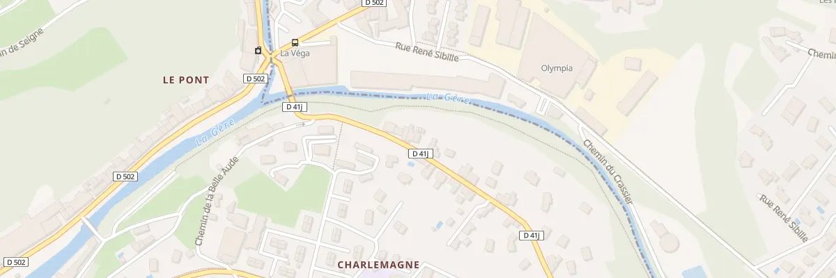 Plan du 13 Mte Charlemagne à Vienne