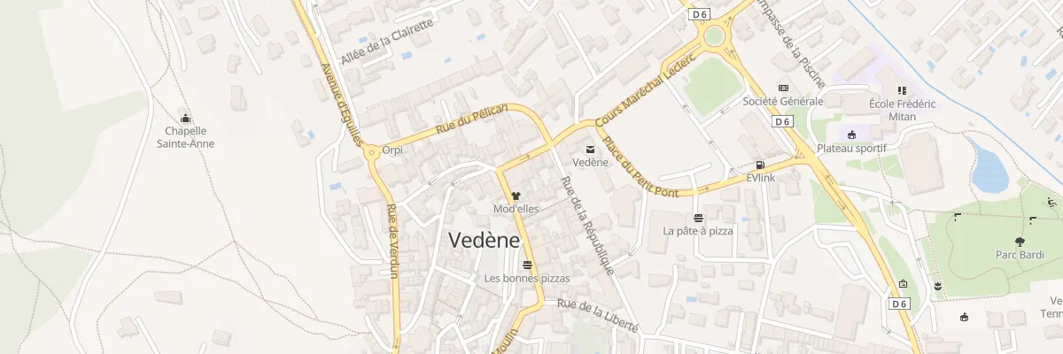 Plan du 27 Rue Notre Dame à Vedène