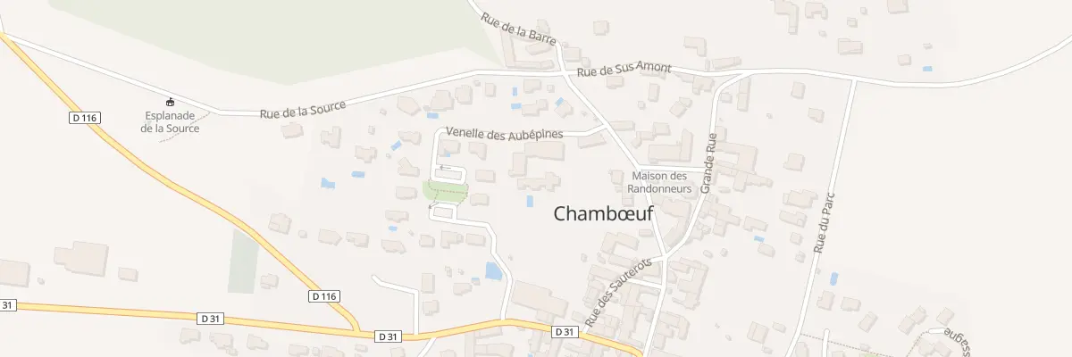 Plan du 11 Rue de la Grande Fontaine à Chambœuf
