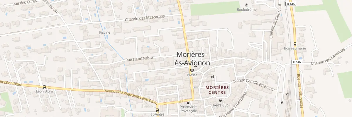 Plan du 33 Rue Henri Fabre à Morières-lès-Avignon