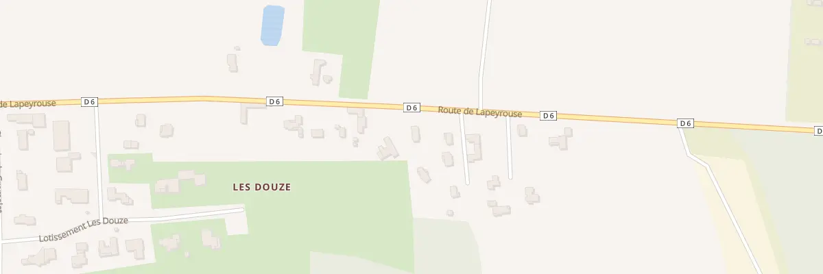 Plan du 1036 Rte de Lapeyrouse à Saint-Jean-de-Thurigneux