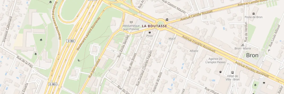 Plan du 9 Rue des Roses à Bron